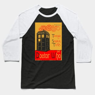 Doctor Who Noir Baseball T-Shirt